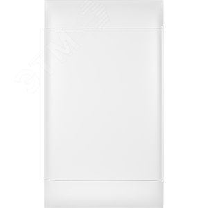 Practibox S Пластиковый щиток Навесной (ЩРн-П) 4X18 Белая дверь