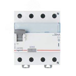 Выключатель дифференциального тока (УЗО) 4п 63А 30мА TX3 АC 403010 Legrand