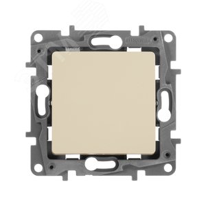 Изображение товара ETIKA Переключатель промежуточный винтовые клеммы 10 AX 250 В слоновая кость (шт)