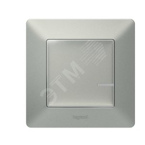 Изображение товара Valena Life with NETATMO Умный беспроводной выключатель 1-клавишный. Цвет Алюминий (шт)
