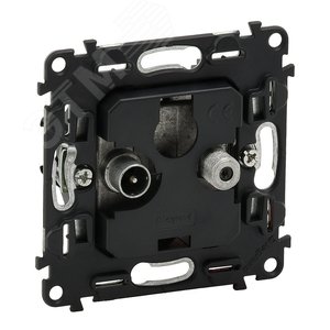 Изображение товара Valena IN MATIC Розетка проходная TV-SAT 1.5дБ/14дБ 5-862МГц/950-2400 МГц (шт)