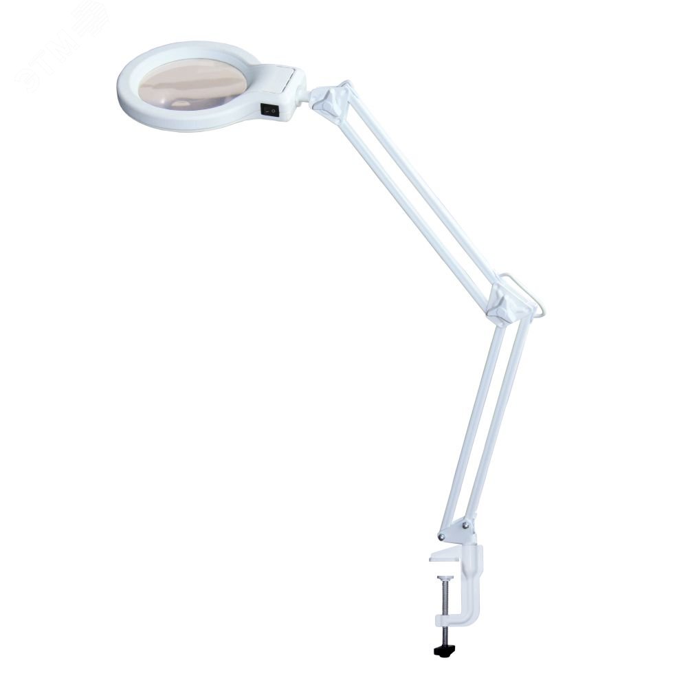 Светильник светодиодный Леда С20 LED 8 Вт на струбцине с увеличительной линзой 2D 1271739 Трансвит - превью 3
