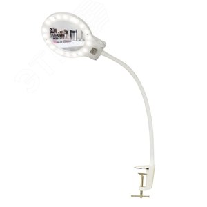 Светильник Леда С20-044 ПДБ50-8-044 (LED, с зеркалом для макияжа, на струбцине, 3Вт, стойка 450 мм) 000000000976 Трансвит - 3