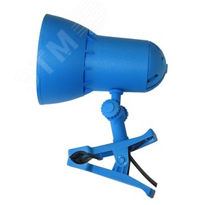 Изображение товара Светильник Надежда-1 мини НДБ37-40-016 (40Вт, Е27, на прищепке, без лампы), синяя лазурь (шт)