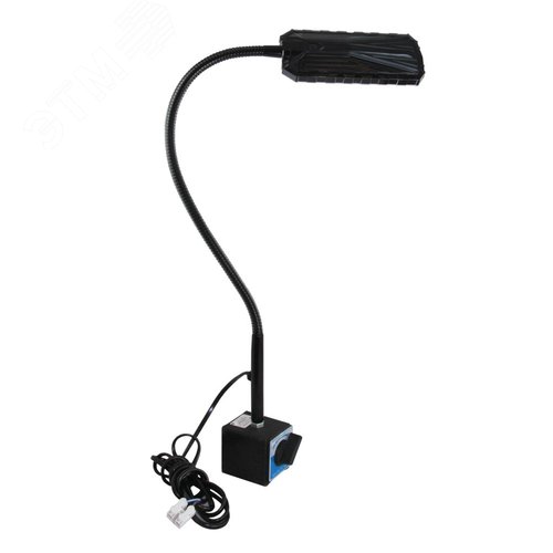 Изображение товара Светильник низковольтный Армата 049 ПДБ62-6-008 (6 Вт, IP21, LED, на магните, гибкая стойка 545 мм), черный (шт)