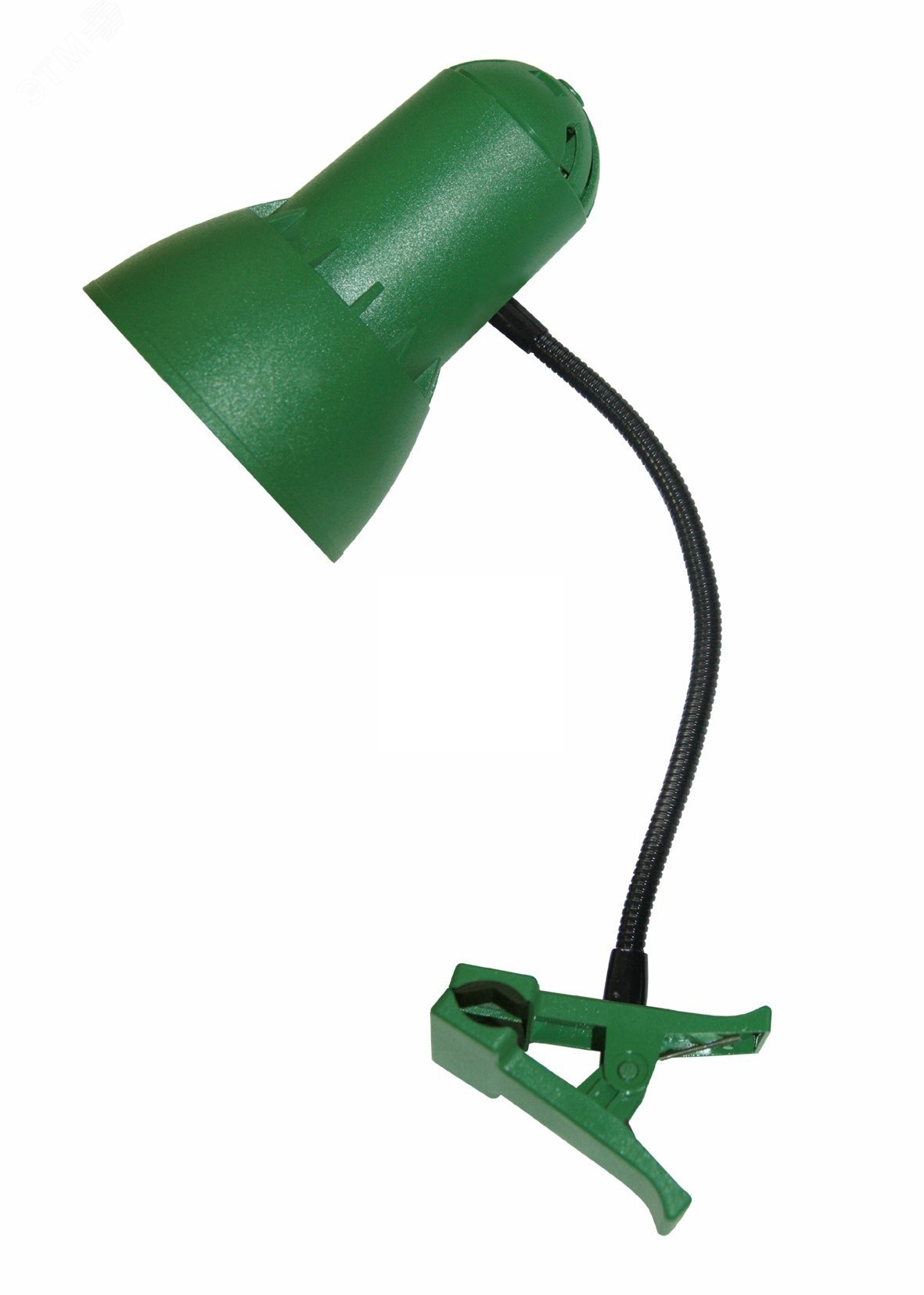 Cветильник Надежда ПШ 40 Вт Е27 б/л на прищепке   гибкая стойка зеленый  Трансвит - превью 2