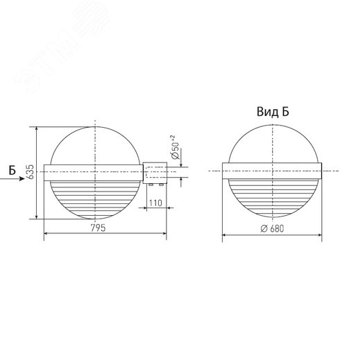 Светильник ЖКУ-24-400-001 с/с IP54 - фото 2