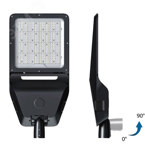 Светильник светодиодный ДКУ-300втОптолюкс Макси LED-300-ШБ2А-IP66-У1(740/D/X/RAL9005/U50/TG/PRO/G1) (СТ-1) - фото 2