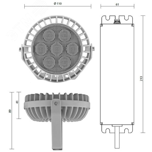 Светильник светодиодный ДО-7 Аврора LED-7-Medium/W3000 - фото 2