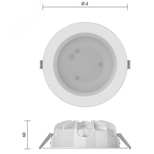 Светильник светодиодный Термит LED-45 -d245/В/М/3500 - фото 2