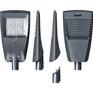 Светильник светодиодный ДКУ-60 Урбан S LED-60-ШО/У50 (9000/740/RAL7040/0/ORN2/GEN1) 18049 GALAD - 3