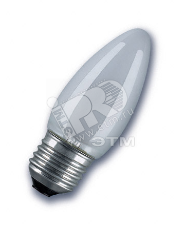 Лампа накаливания декоративная ДС 40вт B35 230в E27 матовая Osram 411365 LEDVANCE