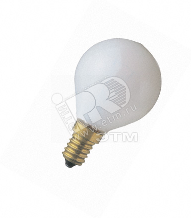 Лампа накаливания декоративная ДШ 40вт P45 230в E14 матовая Osram 411471 LEDVANCE