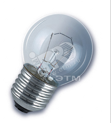 Лампа накаливания декоративная ДШ 60вт P45 230В E27 (шар) Osram 666253 LEDVANCE