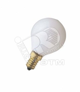 Лампа накаливания декоративная ДШ 40Вт P45 230в E14 шар Osram 788702 LEDVANCE