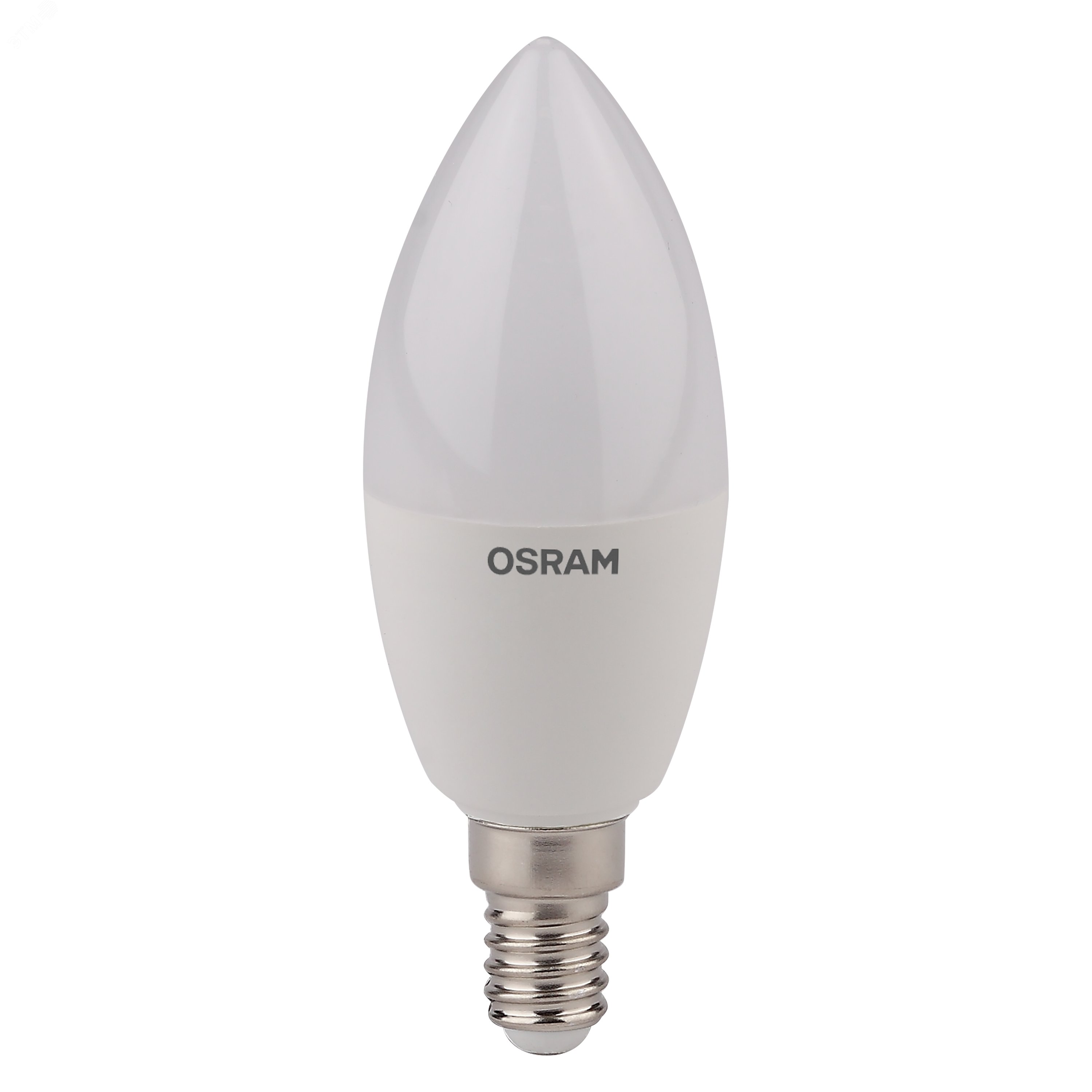 Лампа светодиодная LED 5Вт Е14 CLB40 FR белый, матовая свеча OSRAM 4058075056886 LEDVANCE - превью 2