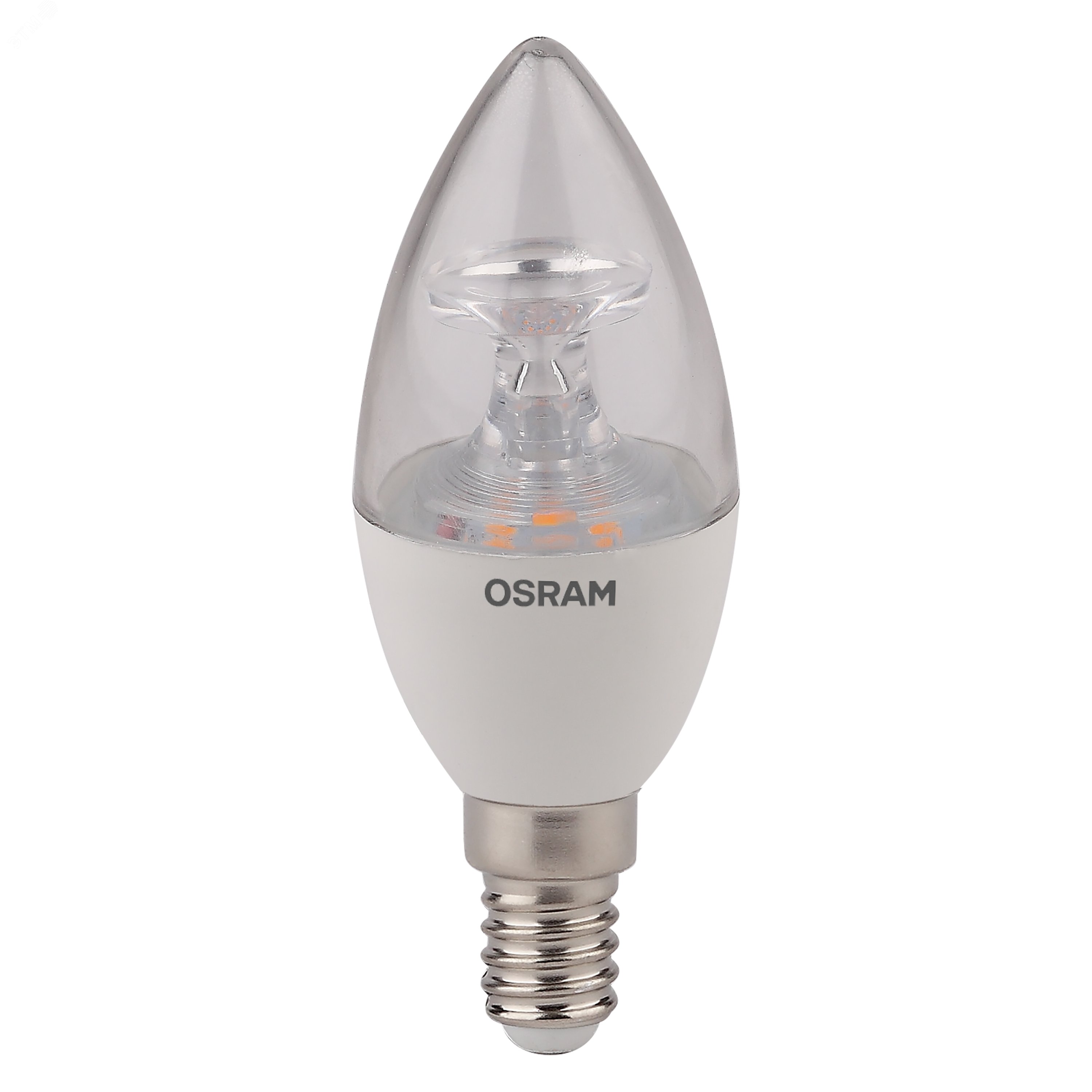 Лампа светодиодная LED 5.0Вт E14 LS CLB40 тепло-белый прозрачная свеча OSRAM 4058075318120 LEDVANCE - превью 3
