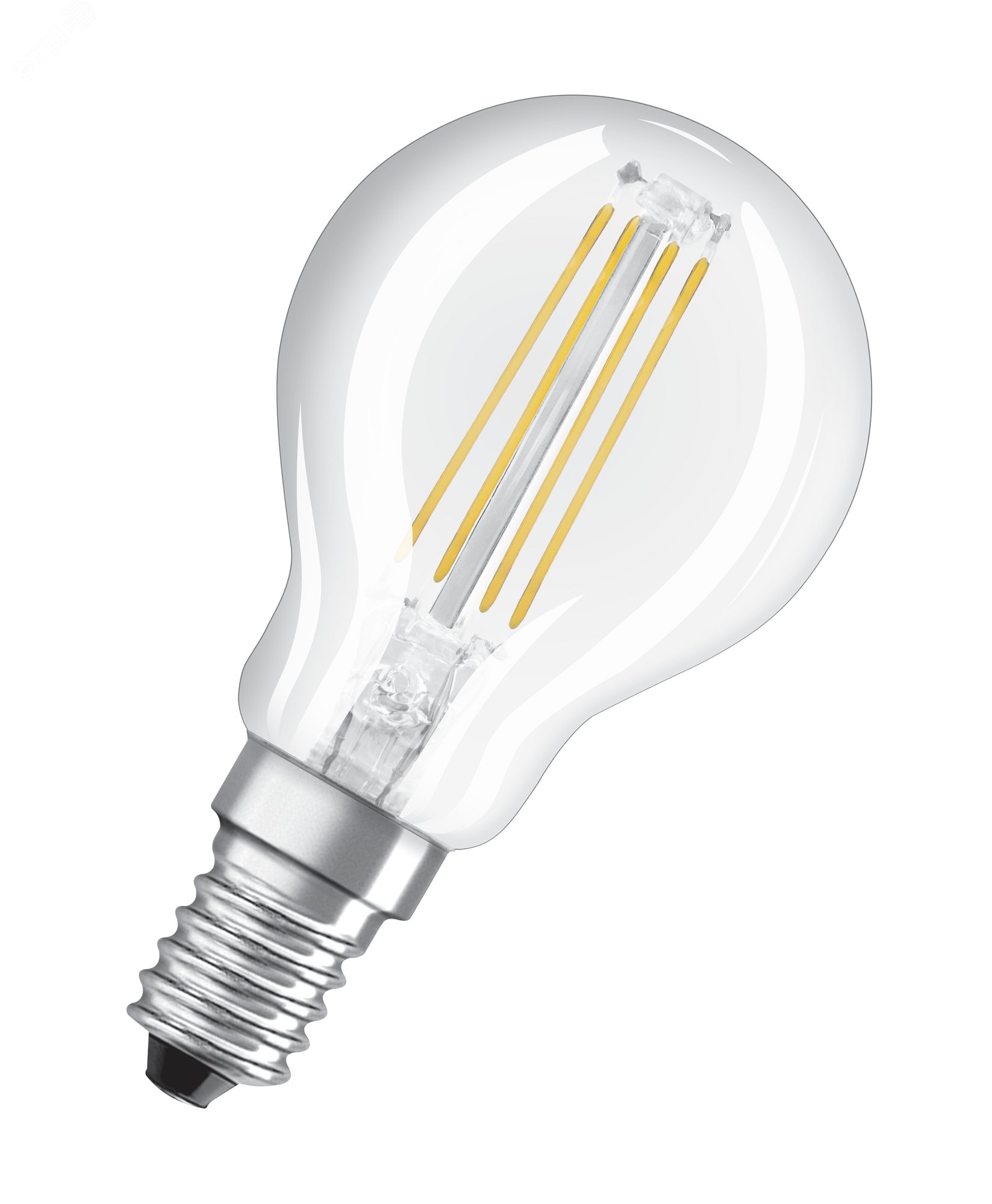 Лампа светодиодная филаментная LED 4Вт E14 2700К 470лм груша 230V CL (замена 40Вт) P FIL  OSRAM LV 4058075438590 LEDVANCE