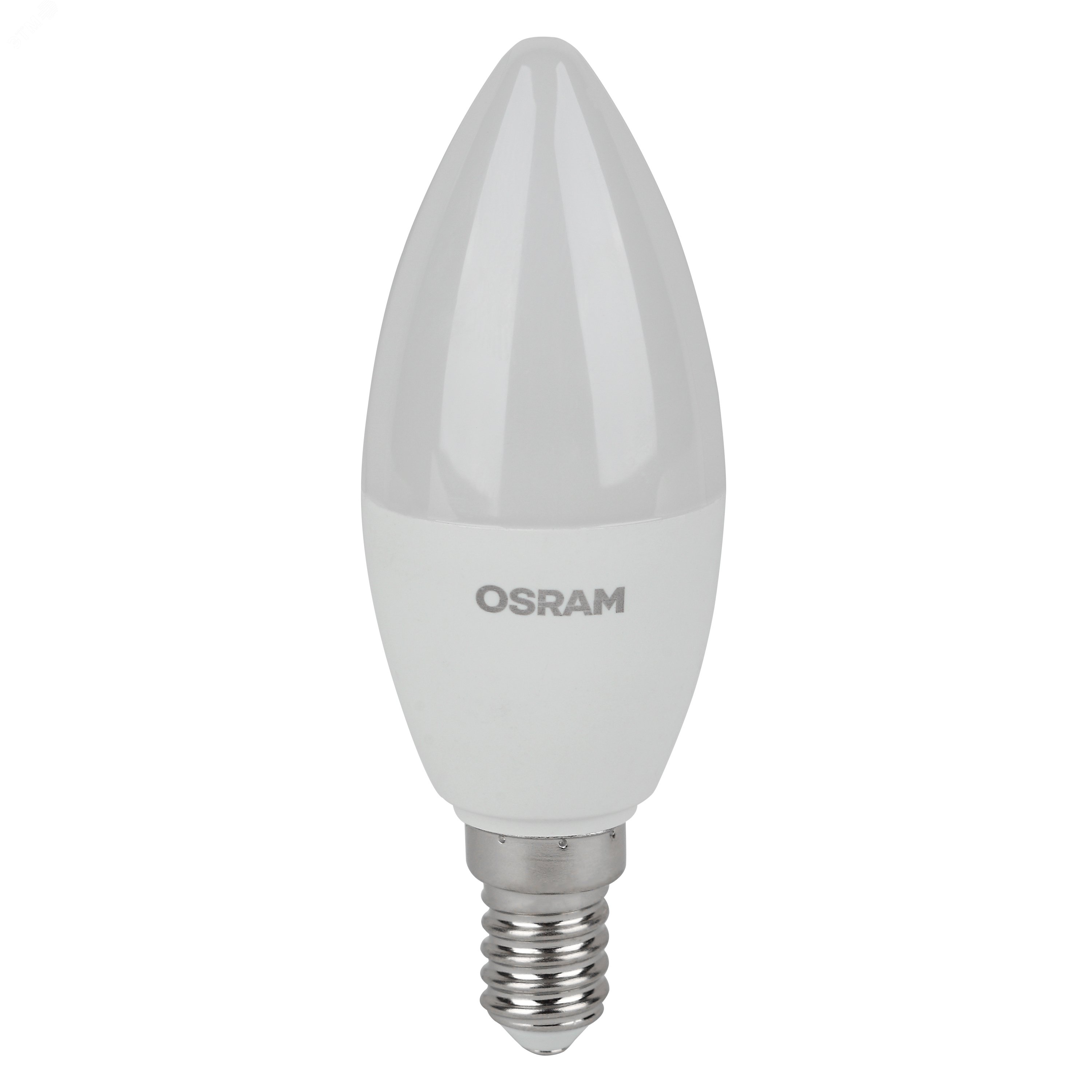 Лампа светодиодная LED 7 Вт E14 6500К 560Лм свеча 220 В (замена 60Вт) OSRAM упак 5 шт 4058075577985 LEDVANCE - превью 2