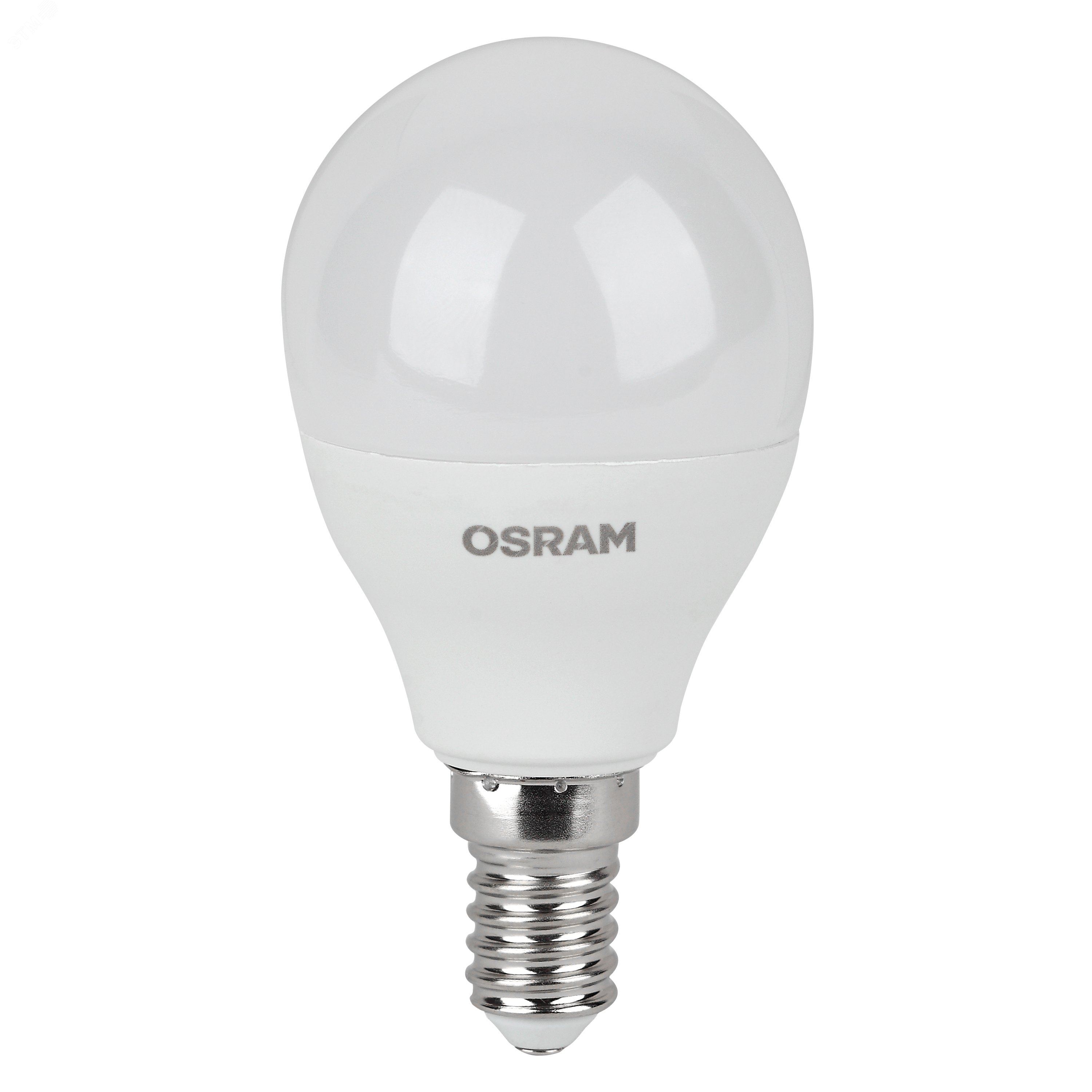 Лампа светодиодная LED 7 Вт E14 3000К 560Лм шарик 220 В (замена 60Вт) OSRAM 4058075579620 LEDVANCE - превью 3