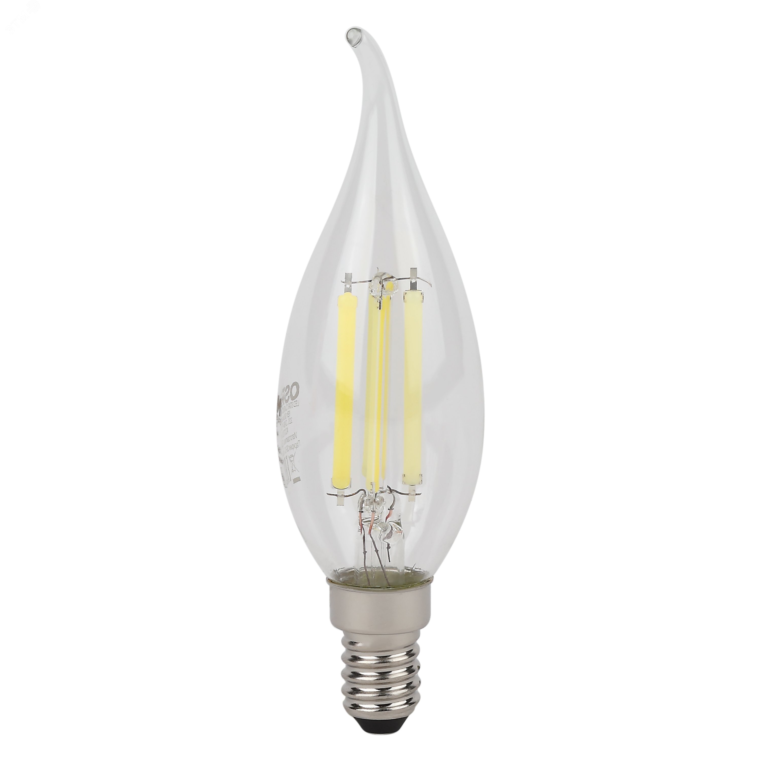Лампа светодиодная филаментная LED Star Свеча на ветру 6Вт (замена 75Вт), 806Лм, 6500К, цоколь E14 OSRAM 4058075688162 LEDVANCE - превью 3