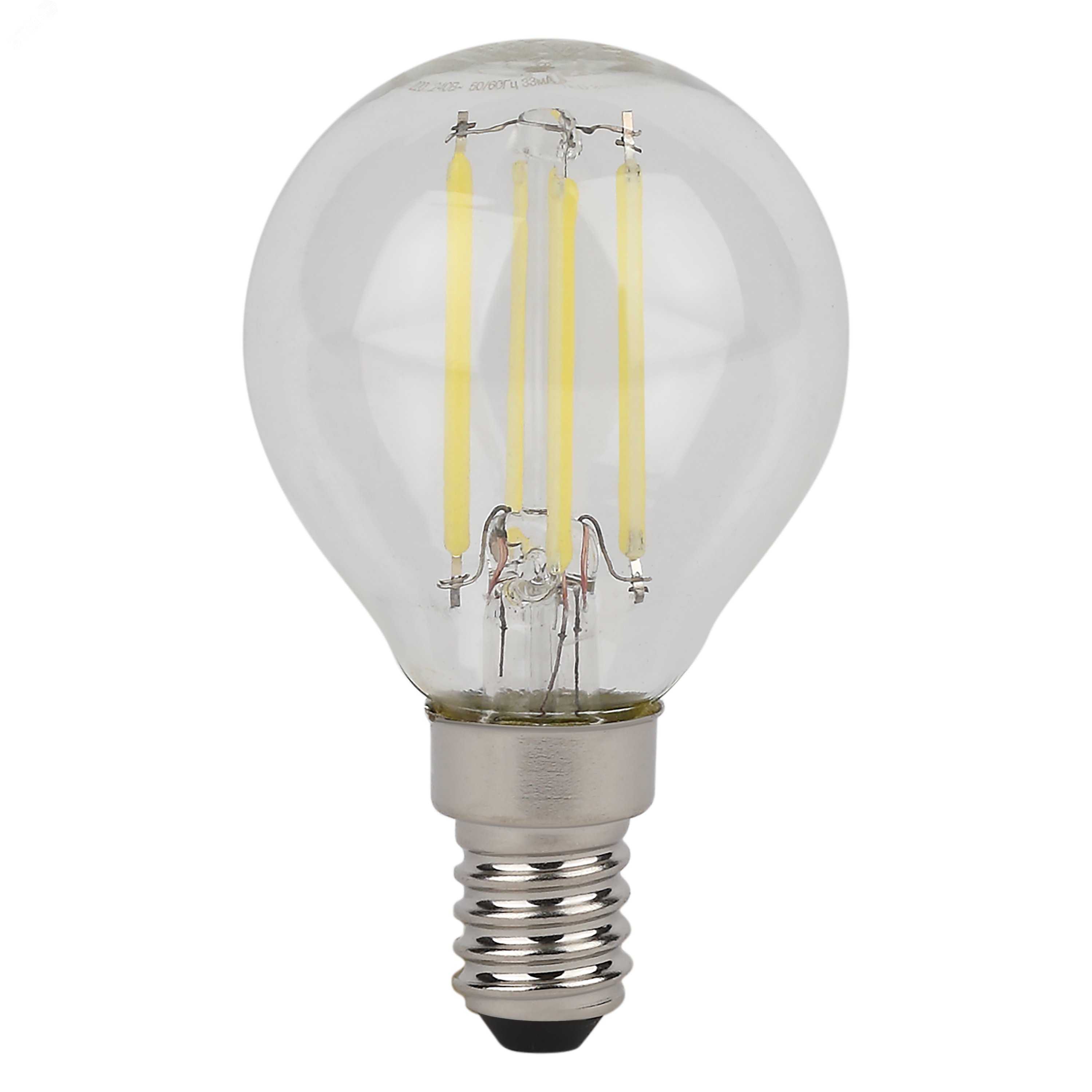 Лампа светодиодная филаментная LED Star Шарообразная 4Вт (замена 40Вт), 470Лм, 6500К, цоколь E14 OSRAM 4058075688193 LEDVANCE - превью 3