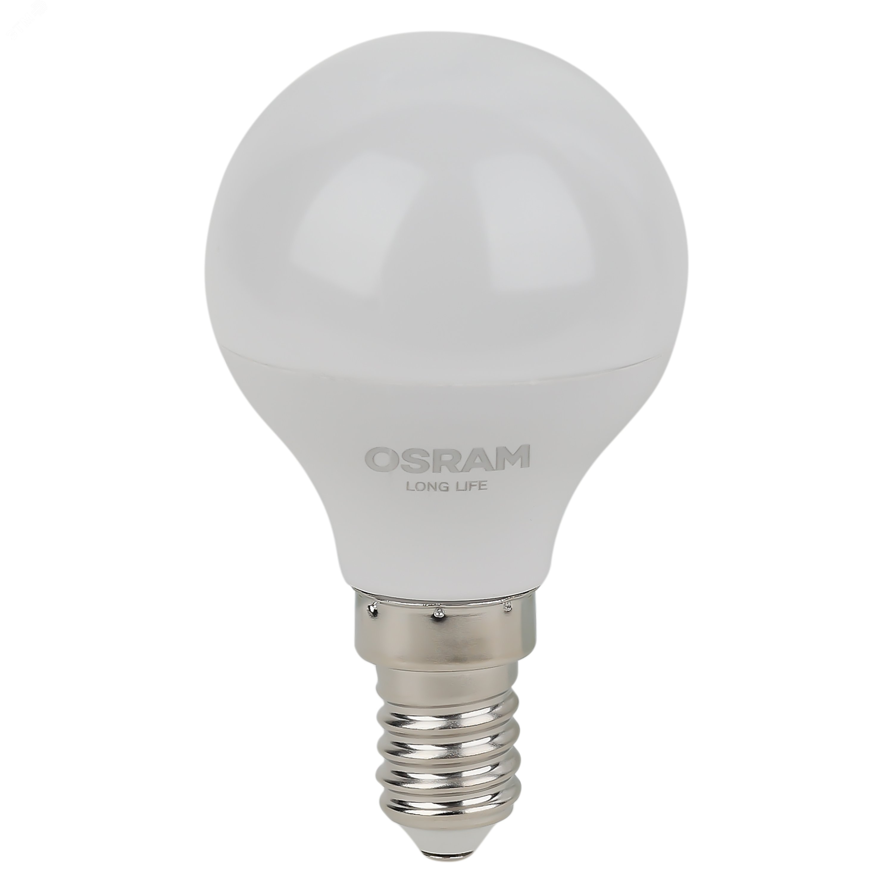 Лампа светодиодная LED 7Вт Е14 2700К 600Лм шар 220В (замена 60Вт) OSRAM 4099854186424 LEDVANCE - превью 3