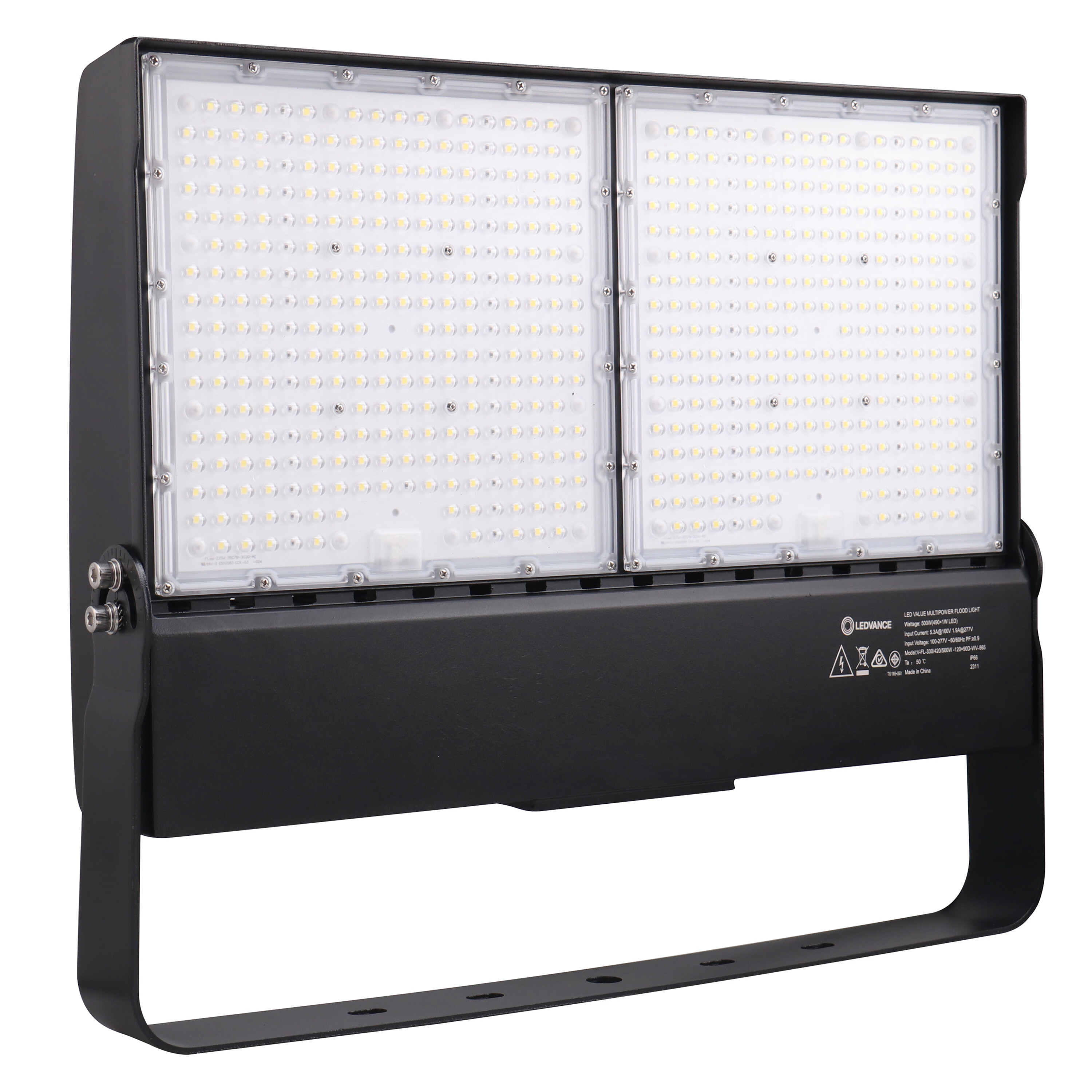 Светильник светодиодный ДO 330/420/500Вт 4000К48000/60000/72000 Лм черный FL MP VAL