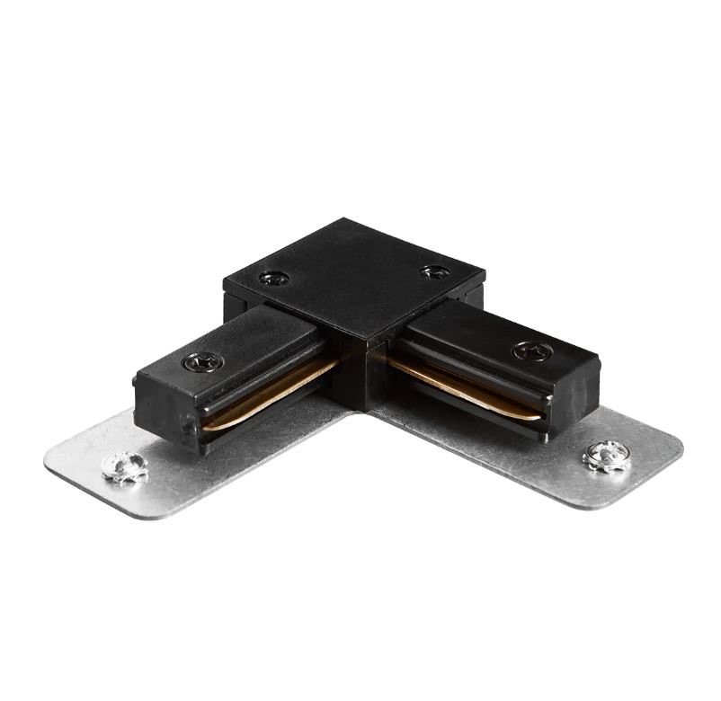 L-Соединитель черный для шинопровода