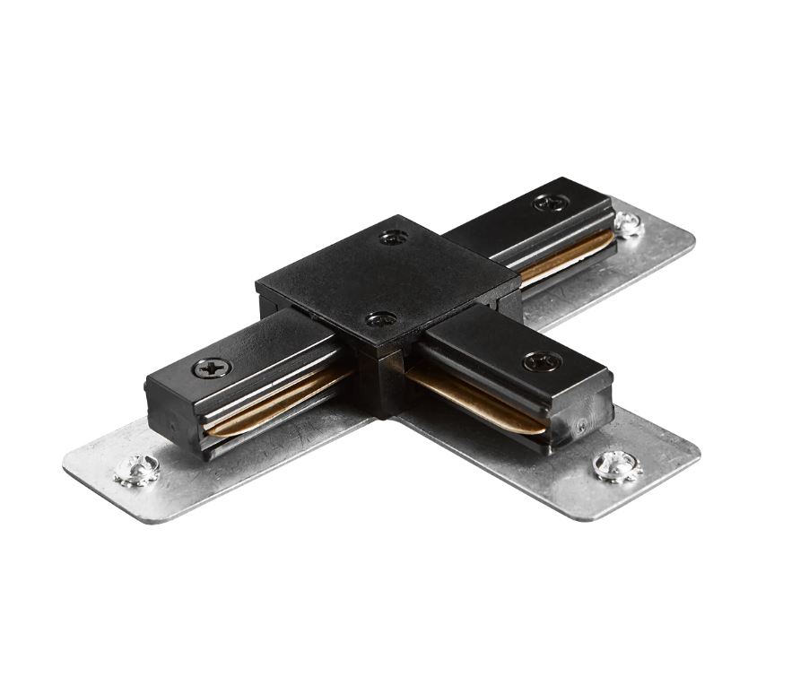 T-Соединитель черный для шинопровода