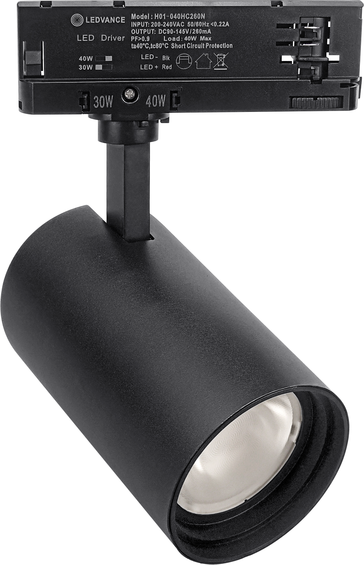 Светильник трековый VAL 3-PH 40Вт 4000Лм 4000К IP20 черный