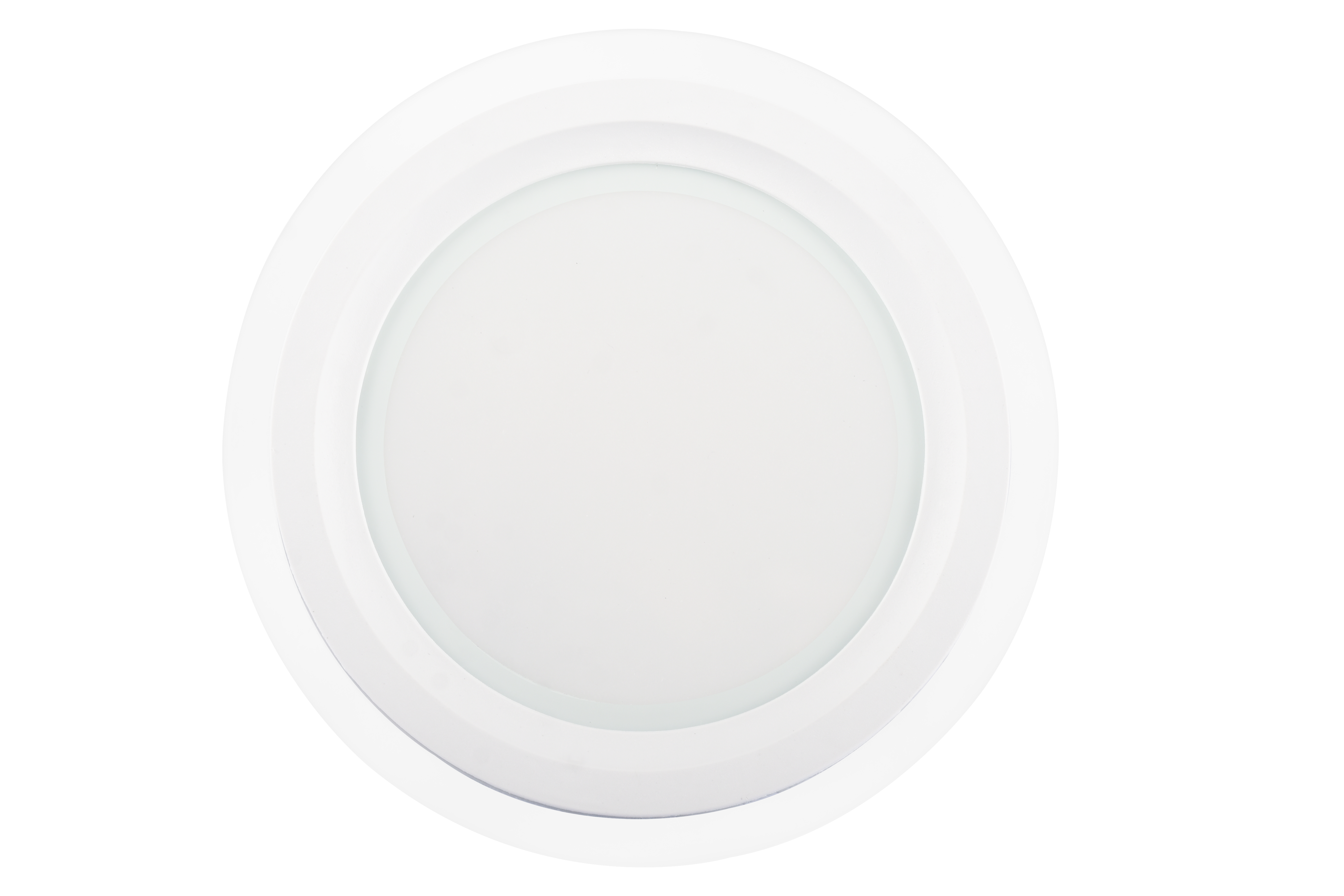 Встраиваемый светодиодный светильник даунлайт с декоративным стеклом ДВО 15Вт 4000К 1350Лм IP20 белый