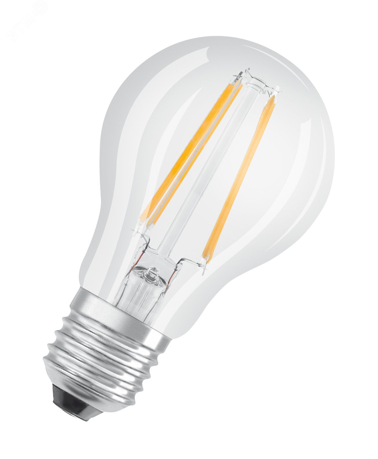 Лампа светодиодная LED 6,5Вт E27 VALUE CLA60(замена 60Вт)филамент,теплый Osram 4058075819658 LEDVANCE