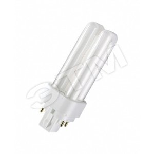 Лампа энергосберегающая КЛЛ 18Вт Dulux D/Е 18/840 4p G24q-2 Osram