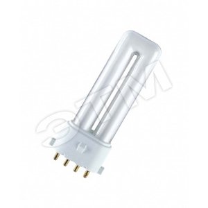 Лампа энергосберегающая КЛЛ 9вт Dulux S/Е 9/840 4p 2G7 Osram