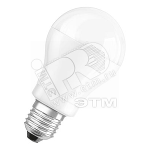 Лампа светодиодная LED 6Вт Е27 CLA40 тепло-белый Osram