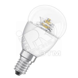 Лампа светодиодная LED 6Вт E14 SCLP40 тепло-белый Osram