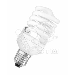Лампа энергосберегающая КЛЛ 23/827 E27 D54х119 миниспираль Osram