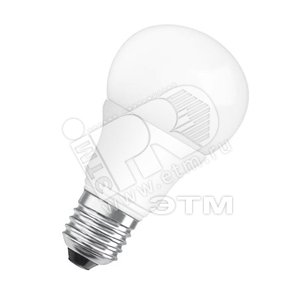 Лампа LED 6,2вт Е27 A40 тепло-бел. Osram