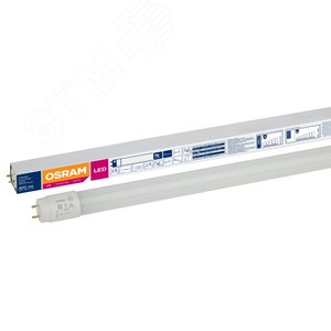 Лампа светодиодная LED 9Вт G13 6500K T8 600мм (замена 18Вт) SubstiTUBE EntryTube (одностороннее прямое включение)OSRAM 4058075183087 LEDVANCE