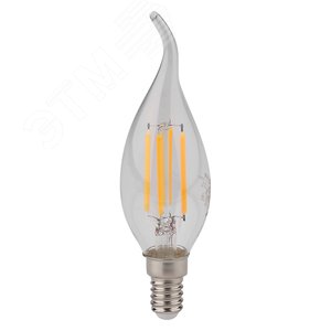 Лампа светодиодная LED 5Вт E14 CLB60 белый, Filament прозр.свеча на ветру OSRAM 4058075212367 LEDVANCE - 2