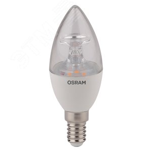 Лампа светодиодная LED 5.0Вт E14 LS CLB40 тепло-белый прозрачная свеча OSRAM 4058075318120 LEDVANCE - 3