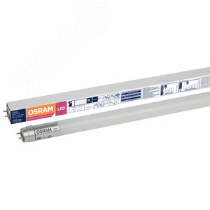 Лампа светодиодная LED 9Вт G13 SubstiTUBE Basic (замена 18 Вт),теплый,двухстороннее прямое включение Osram