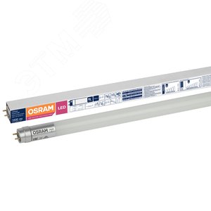 Лампа светодиодная LED 18Вт G13 SubstiTUBE Basic (замена 36 Вт),холодный,двухстороннее прямое включение Osram (4058075377561)