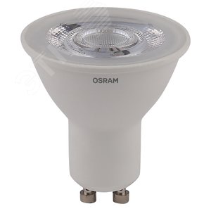 Лампа светодиодная LED 5Вт GU10 4000К 370лм спот 230V CL (замена 50Вт) PAR16 OSRAM LS 4058075403406 LEDVANCE - 3