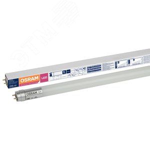 Лампа светодиодная LED 20Вт G13 6500К 1800лм трубка 230V FR Т8 (замена 58Вт) 1,5м OSRAM LS двустороннее подключение