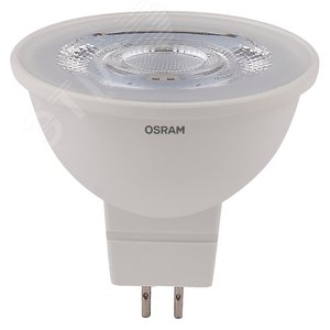 Лампа светодиодная LED 5Вт GU5.3 3000К 350лм 12V CL MR16 (замена 35Вт) OSRAM LS 4058075481282 LEDVANCE - 3