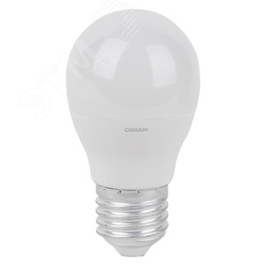 Лампа светодиодная LED Base Шарообразная 6,5 Вт (замена 60 Вт), 550Лм, 3000К, цоколь E27 OSRAM 4058075527775 LEDVANCE - 2