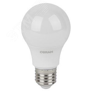 Лампа светодиодная LED 7 Вт E27 4000К 560Лм груша 220 В (замена 60Вт) OSRAM упаковка 5 шт 4058075577657 LEDVANCE - 2