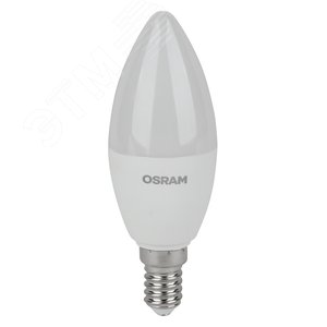 Лампа светодиодная LED 7 Вт E14 3000К 560Лм свеча 220 В (замена 60Вт) OSRAM упаковка 5 шт 4058075577923 LEDVANCE - 2